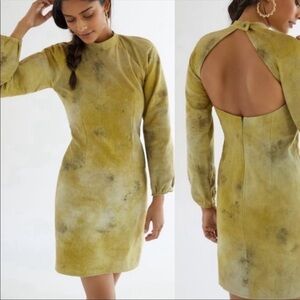 Anthropologie Maria Bouvier. New With Tags Tie Dye Open Back Cut Out Dress.Large